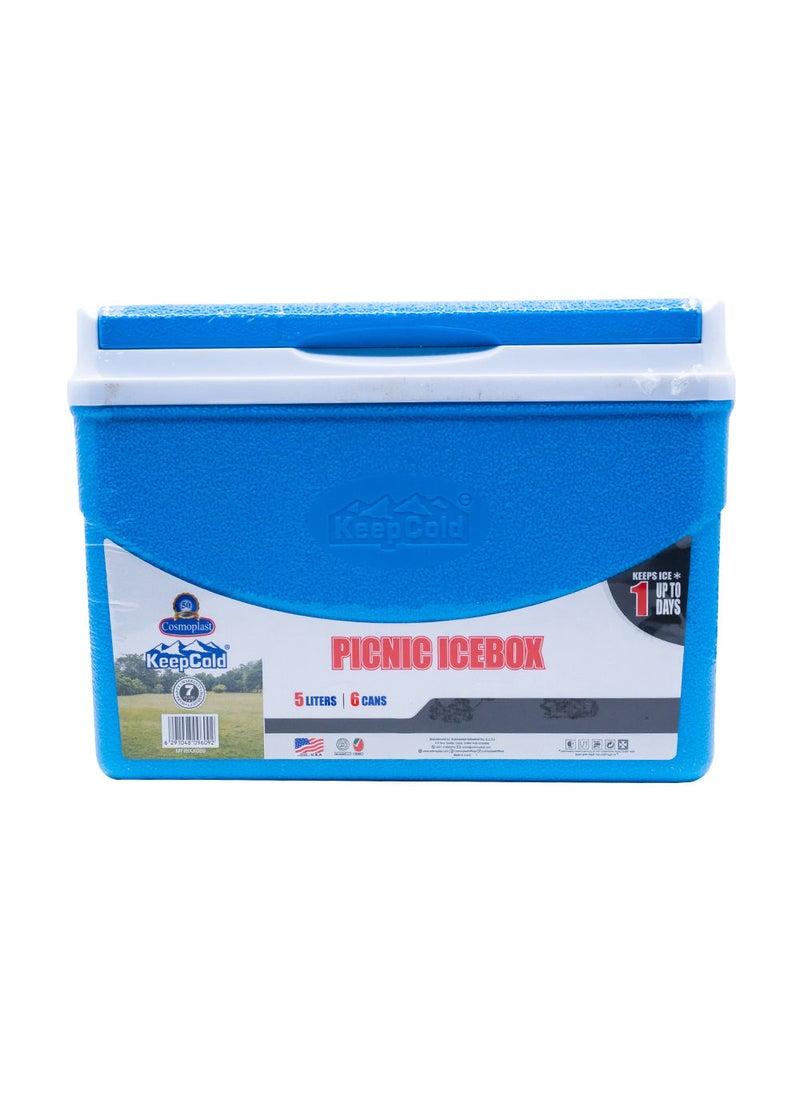 Cosmoplast Cosmoplast Keepcold Ice Box 5L Blue  - Image 1