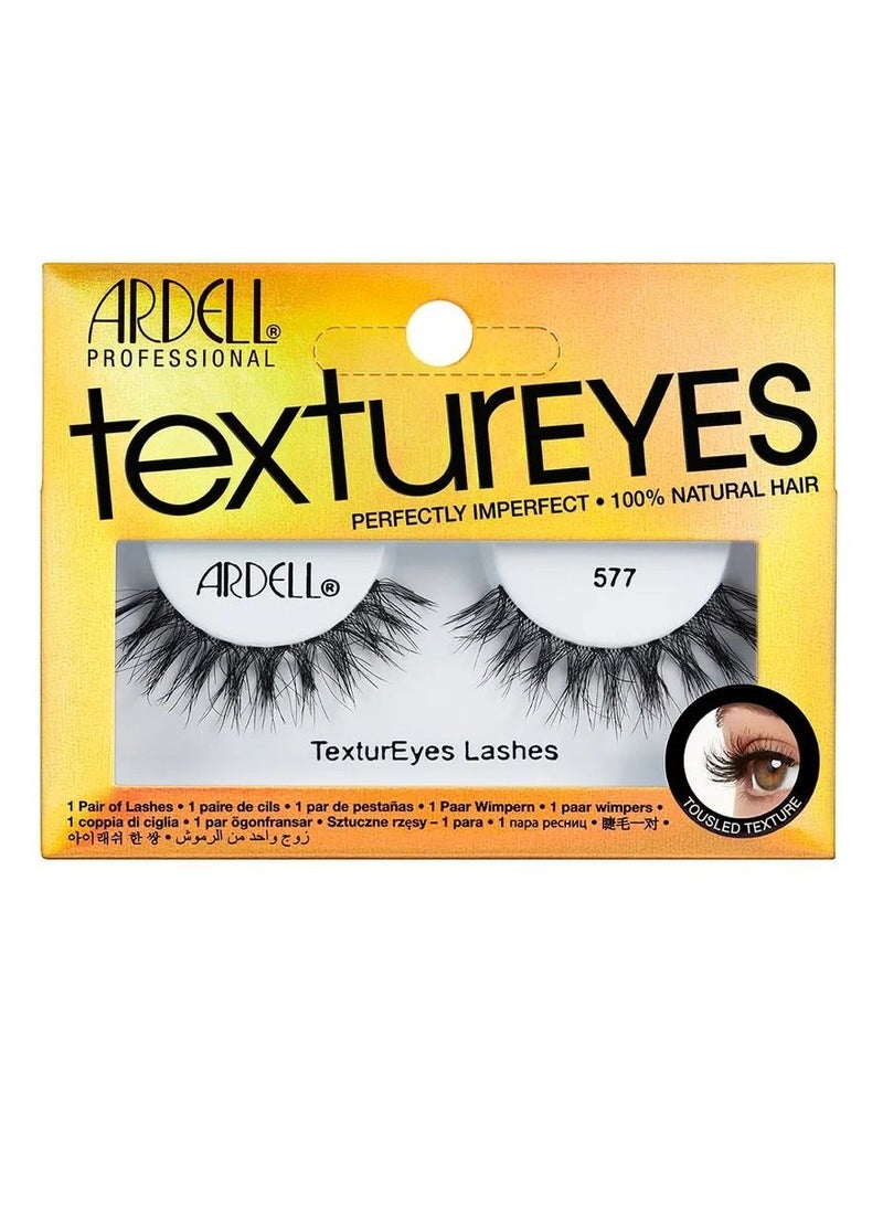 Eye Strip Lash Textureyes Slightly Fared Medium Length With Slight Clustering 577 - 70489