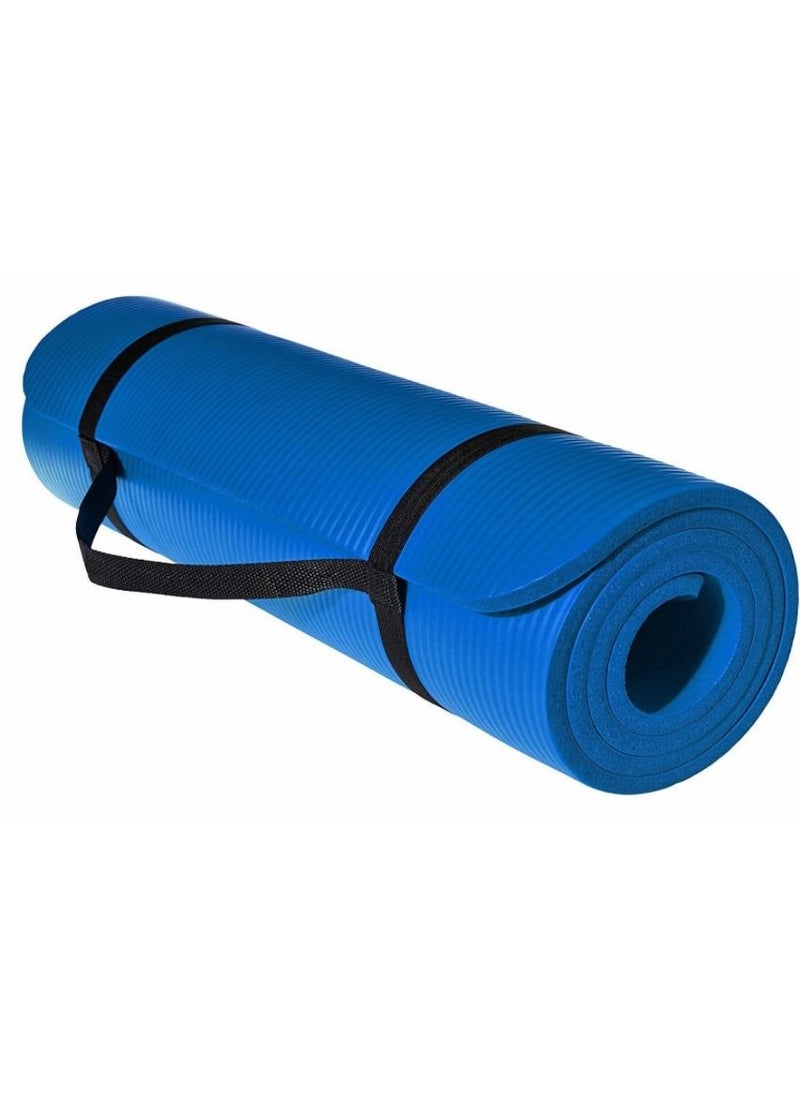 Generic Extra Thick Exercise Yoga Mat with Carrying Strap  - Image 1