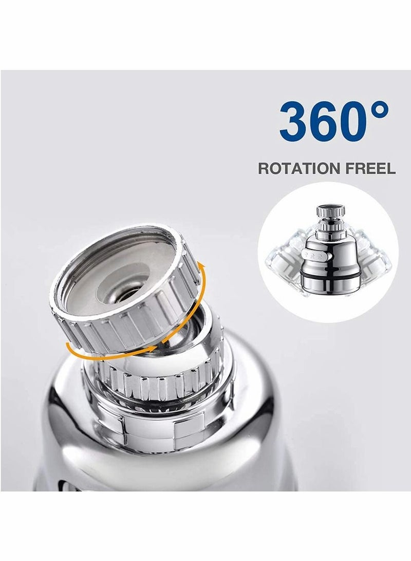 Y&D Movable Kitchen Sink Aerator 2 Pack, 360 Rotatable Faucet Sprayer Head Replacement for  - Image 2