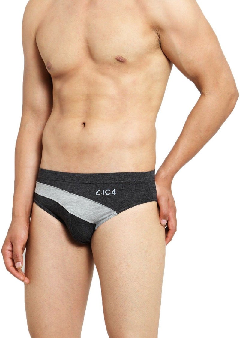 IC4 Store Men's Grey Briefs Pack of 2 - Image 3