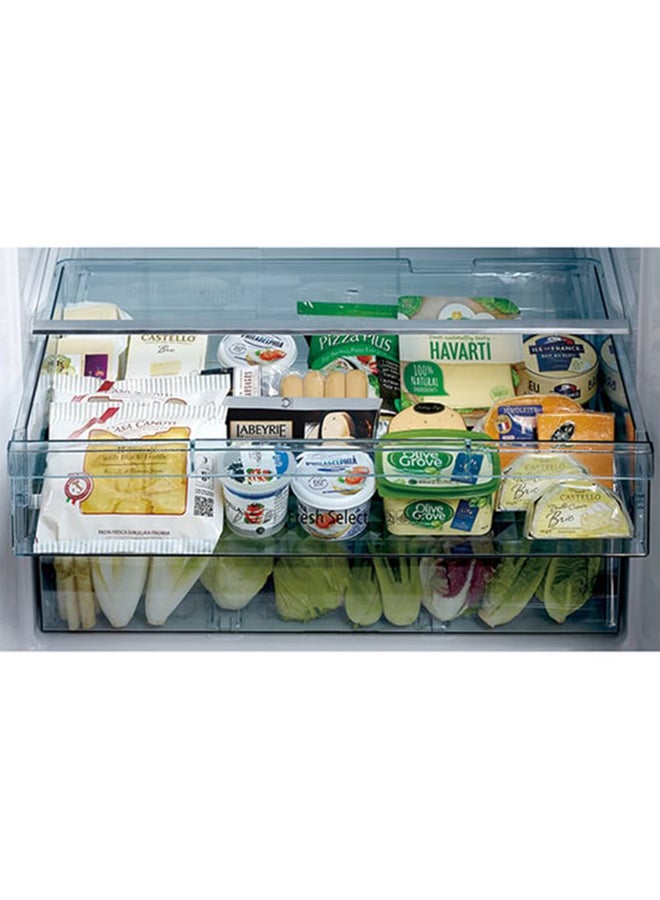 HITACHI 710 Gross & 510 Net Capacity  Top Mount Double Door Refrigerator, 2 Doors, Dual Fan Cooling, Twist Ice Tray ,Tempered Glass,  RV710PUK7KBSL Silver RV710PUK7KBSL Silver - Image 5