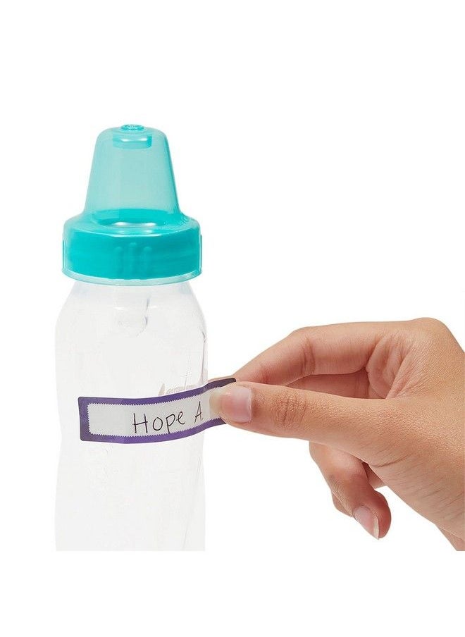 Juvale - Name Date Jar Label Stickers For Kids Daycare Baby Bottles (2.5 X 0.5 In 208 Pack) - Image 1