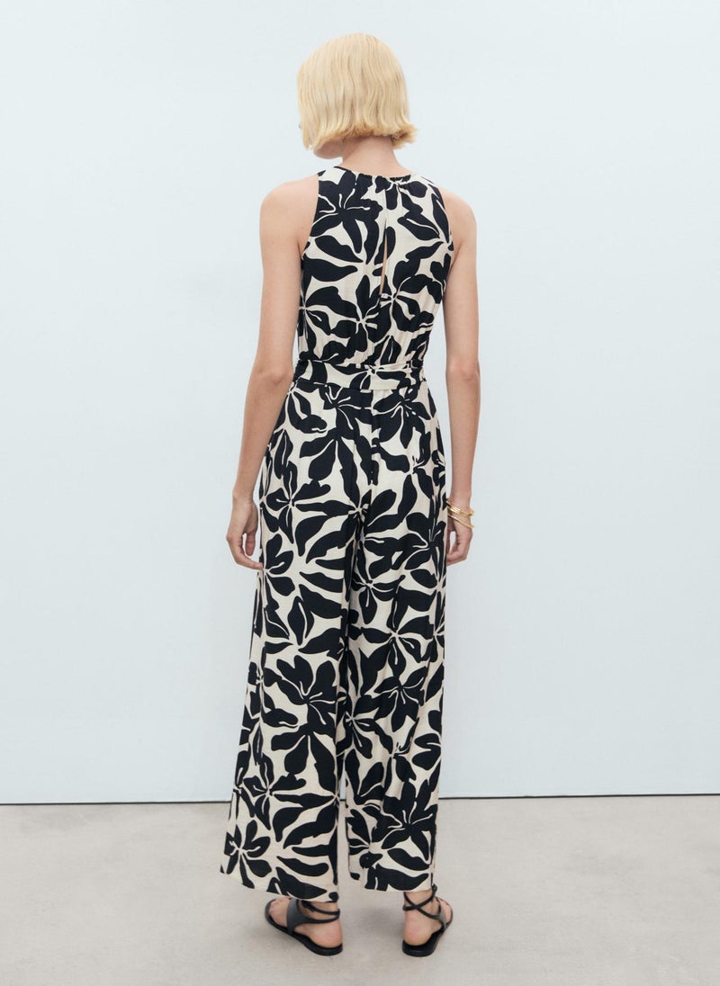 MANGO Belt printed jumpsuit  - Image 2