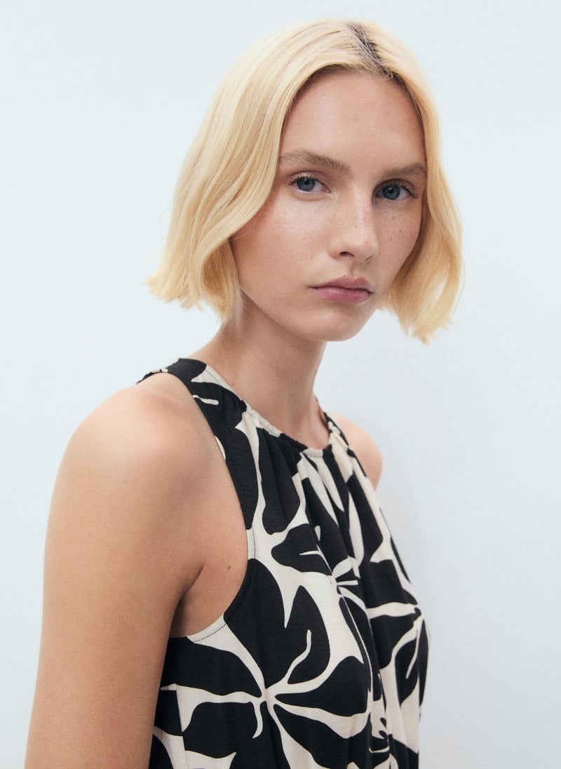 MANGO Belt printed jumpsuit  - Image 4