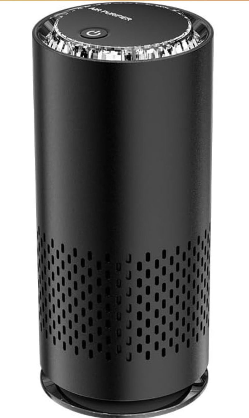Phoenix instrument Portable Air Purifier for Car, Home, Office – Type-C USB Powered Mini Air Cleaner with HEPA Filter, Low Noise, Travel-Friendly, Black - Image 1