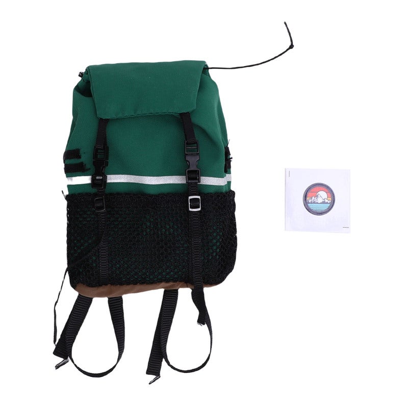 RC Simulation Backpack: Green 1/8 1/10 Scale Realistic Design Oxford Cloth Material - Flexible Installation Scale Model Accessory for Outdoor RC Crawler Adventure Enthusiasts - Image 1