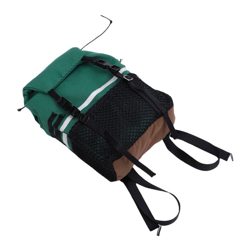 RC Simulation Backpack: Green 1/8 1/10 Scale Realistic Design Oxford Cloth Material - Flexible Installation Scale Model Accessory for Outdoor RC Crawler Adventure Enthusiasts - Image 5