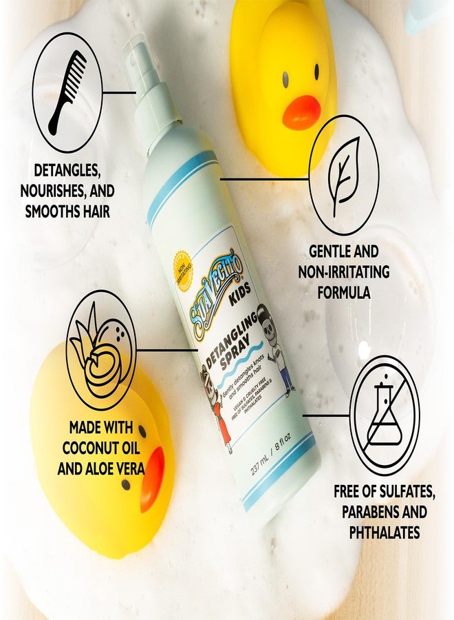 Suavecito Kid's Detangling Spray - Nourishing & Gentle Plant Based Detangler, Calming Chamomile Scent - Free of Sulfates, Parabens, and Phthalates - Cruelty Free 8 oz - Image 3