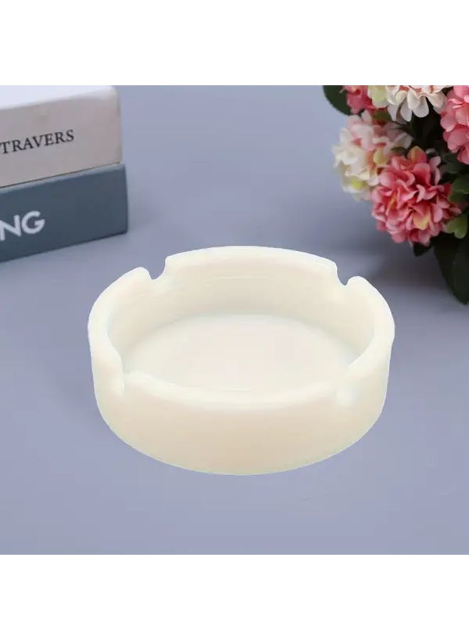 4pcs Luminous Silicone Ashtray Glows In Dark Heat Resistant Portable Indoor Outdoor - Image 2
