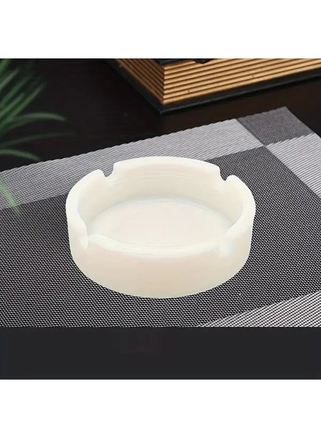 4pcs Luminous Silicone Ashtray Glows In Dark Heat Resistant Portable Indoor Outdoor - Image 5