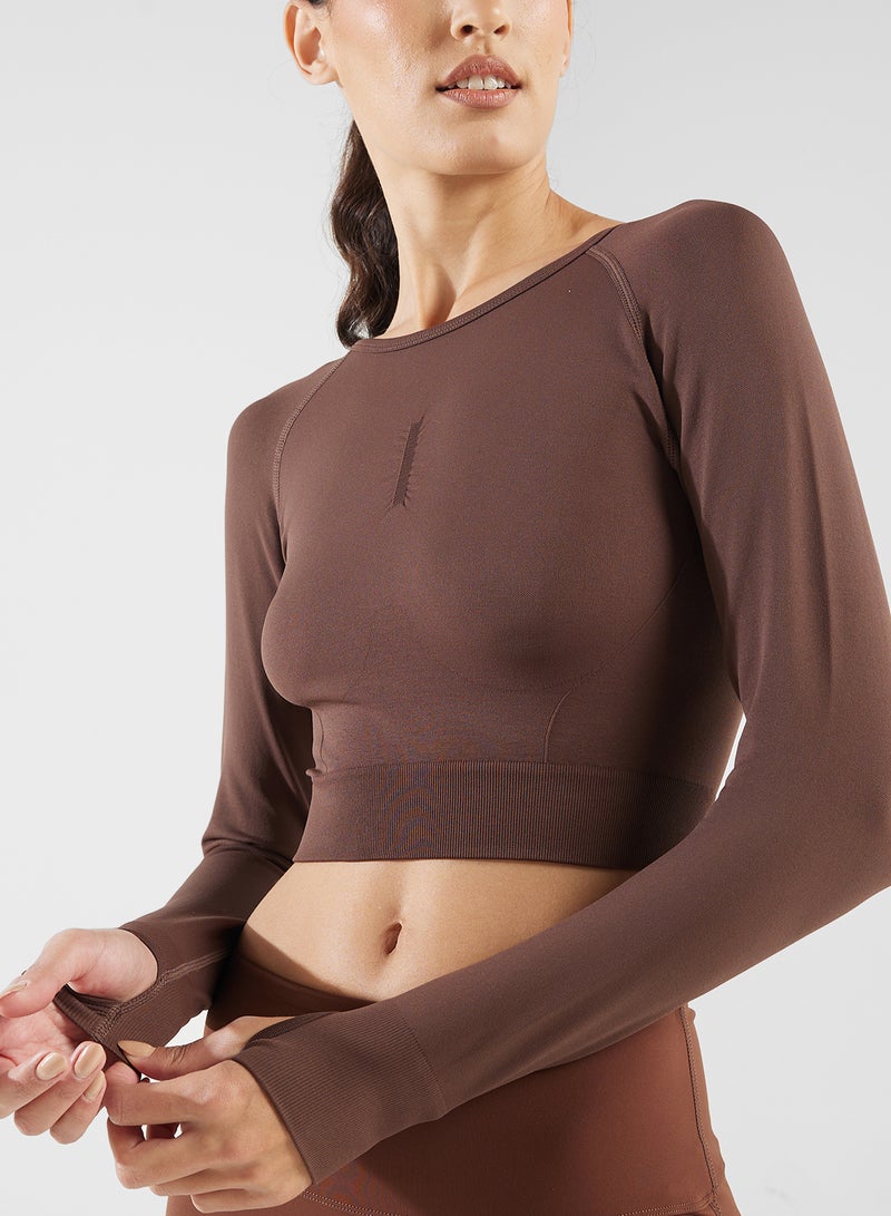 FRWD Long Sleeve Seamless Sculpting Top  - Image 3