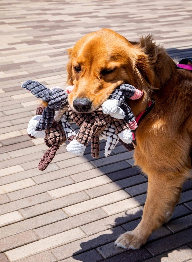 Glow Pups مجموعة ألعاب حيوانات المزرعة من جلو بابز، 3 قطع مع صفارة، مصنوعة من قماش مخملي متين، ألعاب تفاعلية لحيوانات المزرعة، ارتفاع 10 بوصات، عبوة من 3 قطع - Image 2