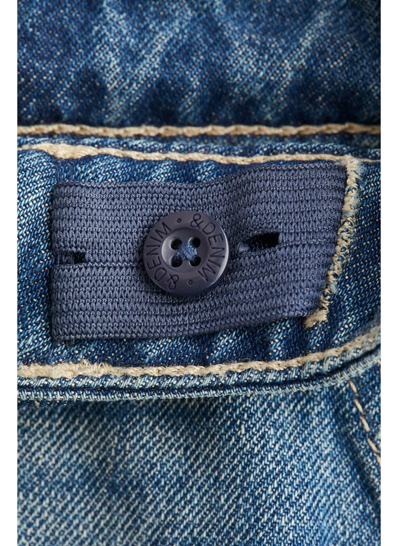 اتش اند ام Loose-fit carpenter shorts