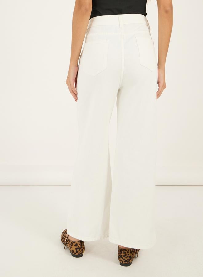 Styli Wide Leg High Rise Stretchable Jeans  - Image 4