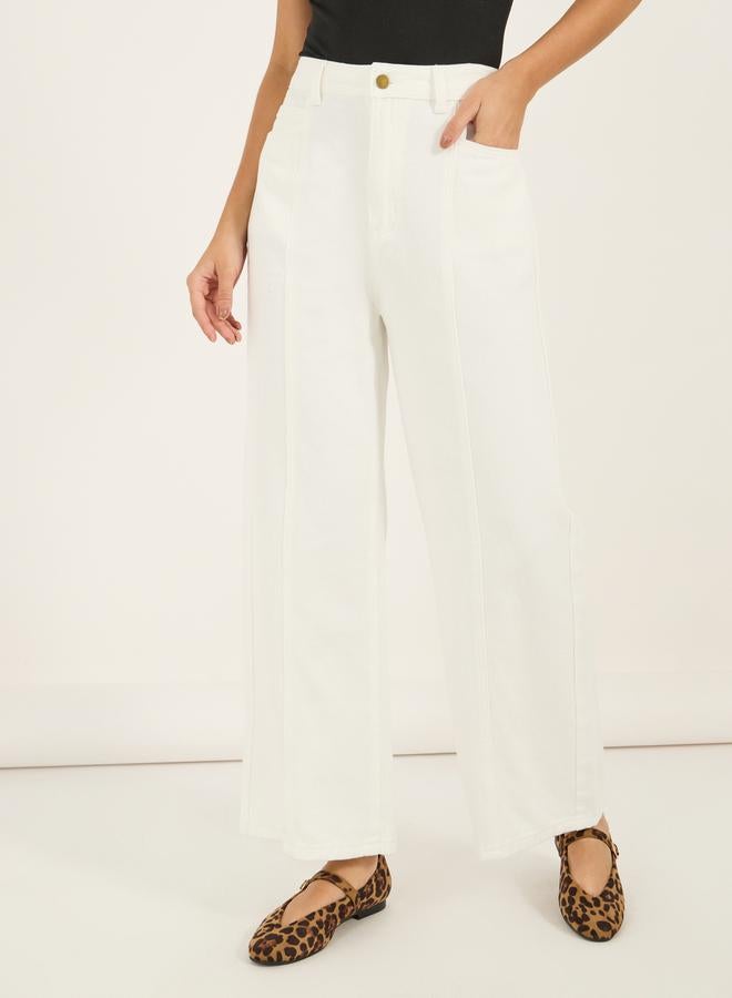 Styli Wide Leg High Rise Stretchable Jeans  - Image 2