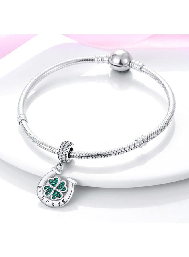 Parmuz Charms for Bracelet Necklace 925 Sterling Silver Beads Love Pet Butterfly Star Moon Dangle Pendant Jewelry Charm for Women, Cubic Zirconia, Cubic Zirconia - Image 5