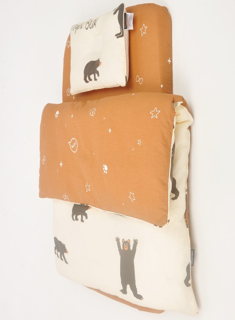 Babydream 3pcs crib set- Papa Bear - Image 1