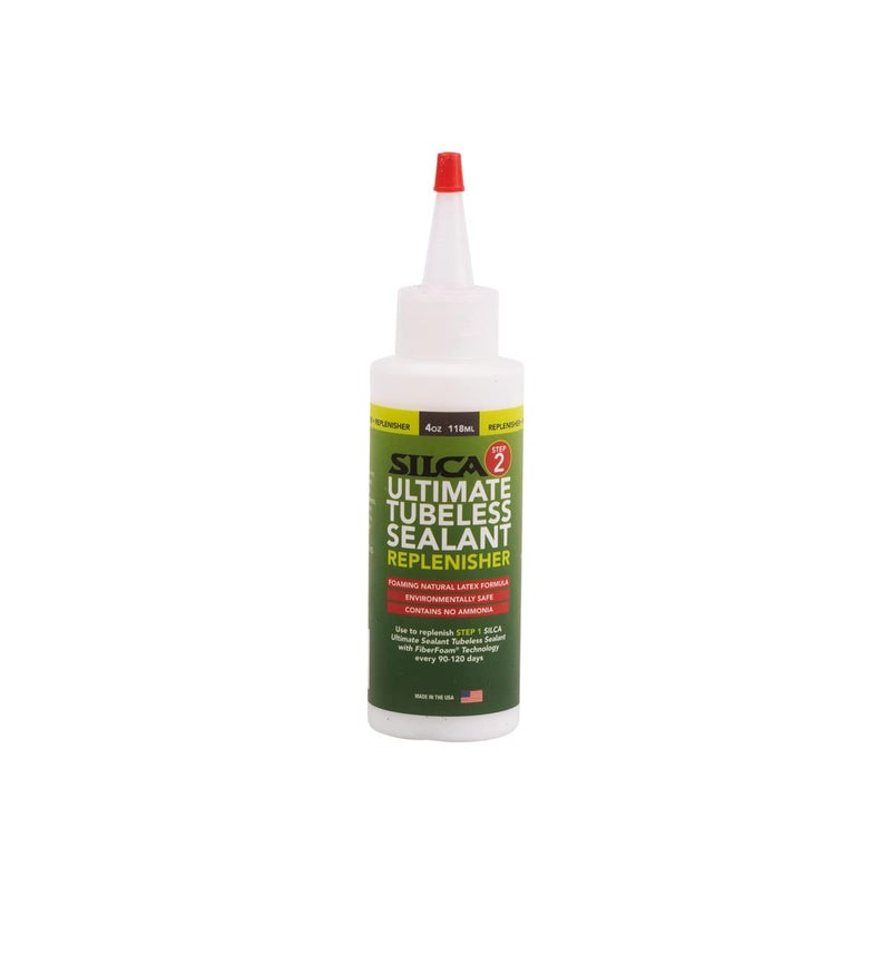 SILCA Ultimate Tubeless Tire Sealant - Replenisher| Long Lasting, Fast Sealing Bike Tire Sealant | Tubeless Sealant - MTB, Road, Gravel Bicycle Tires | Tire Sealant Bicycle (4oz - Replenisher) - Image 1