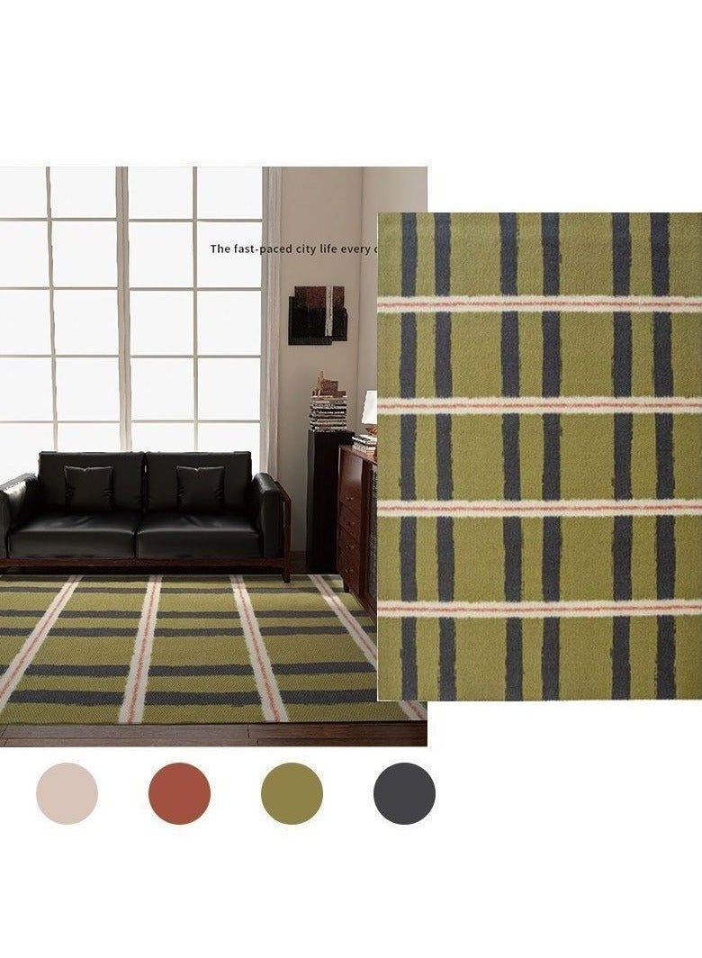 KYD Soft Rugs Fluffy Carpets Grid Pattern Rugs for Living Room Bedroom Nursery Home Decor Non-Slip Machine Washable Carpet Home Decorative Carpet 100x180 cm - Image 2