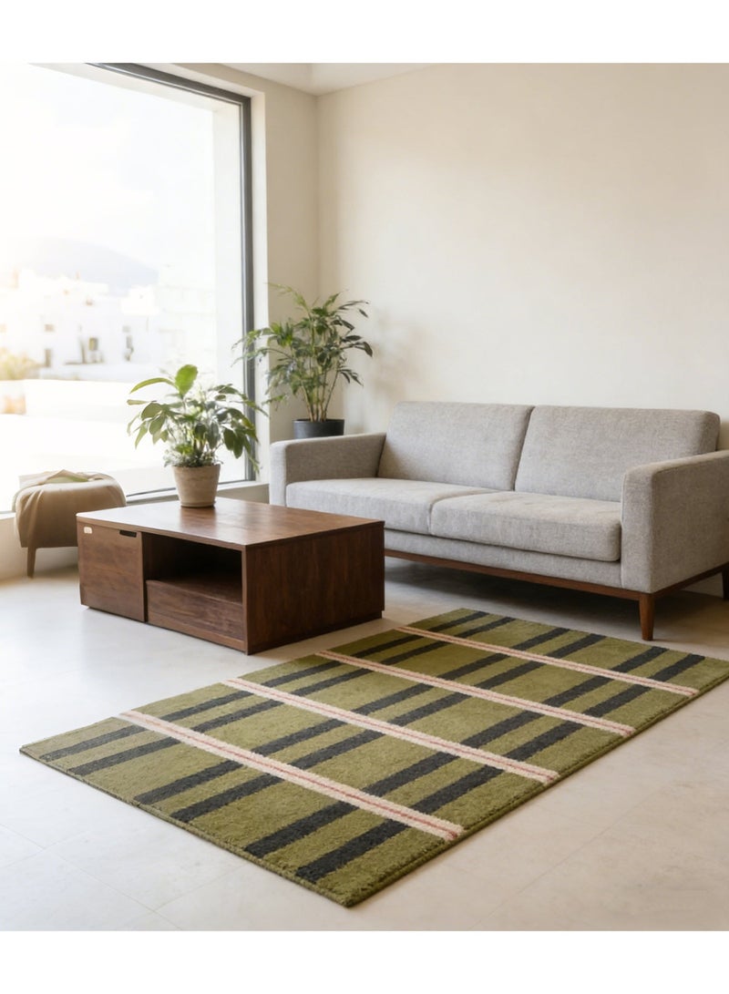 KYD Soft Rugs Fluffy Carpets Grid Pattern Rugs for Living Room Bedroom Nursery Home Decor Non-Slip Machine Washable Carpet Home Decorative Carpet 100x180 cm - Image 1