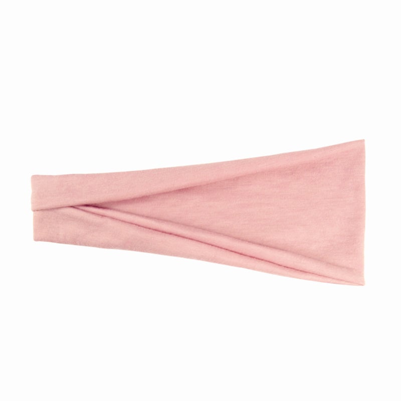 Generic New Elastic Unisex Sport Yoga Headband Light lotus root powder 