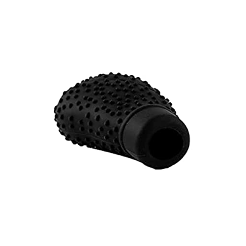 Aksmit Anti-Scratch Soft Car Auto Silicone Nonslip Oval Gear Shift Knob Protector Cover (Black) - Image 4