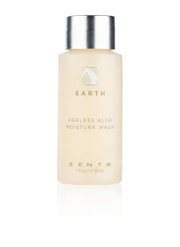 Zents Hand  Body Wash Travel Size  Earth Fragrance  Hydrating AntiAging Cleanser with Organic Shea Butter  Aloe for Dry Skin  Gentle  Nourishing  1 fl oz  TSA Approved