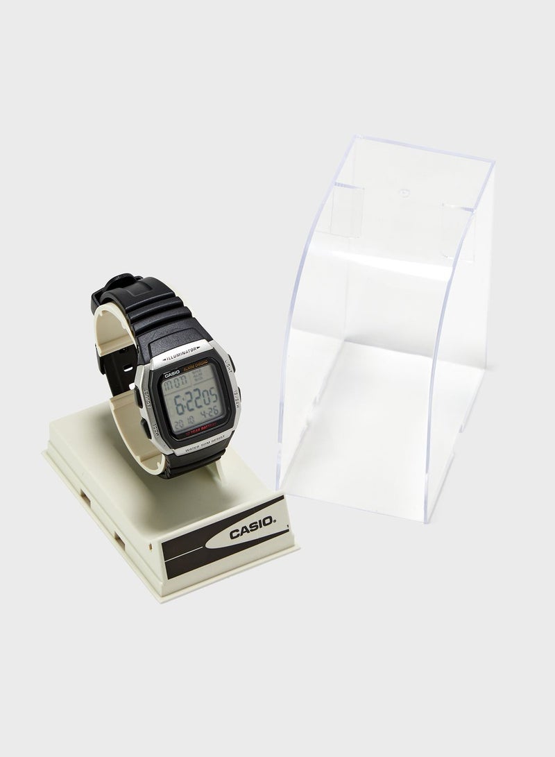 CASIO Men Classic Pu Strap Digital Watch - Image 4