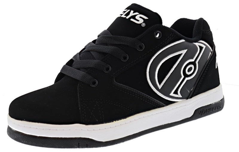 Heelys Boy's Propel 2.0 (Little Kid/Big Kid/Adult) Black/White 5 Big Kid