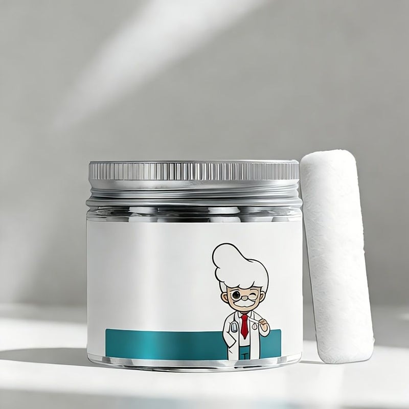 50pcs Disposable Soft Rolls Wet Dry Dual Use For Daily Cleaning Home Use Sealed Portable Canned - Image 1