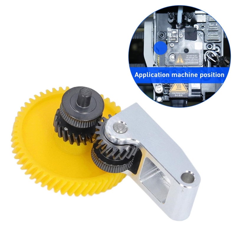 Hardened Steel Oblique Tooth Extruder Gear Handle Kit for P1P 3D Printer - Image 3