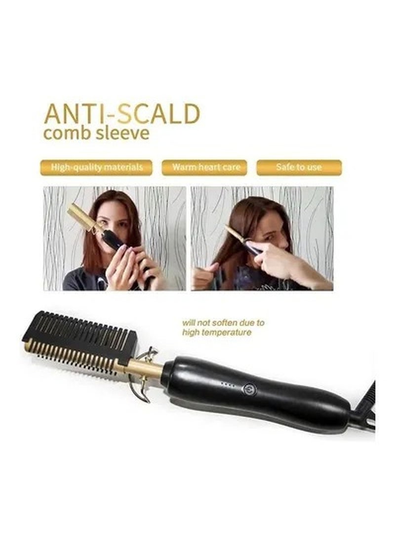 Generic - Electric Straightening Comb Black - Image 1