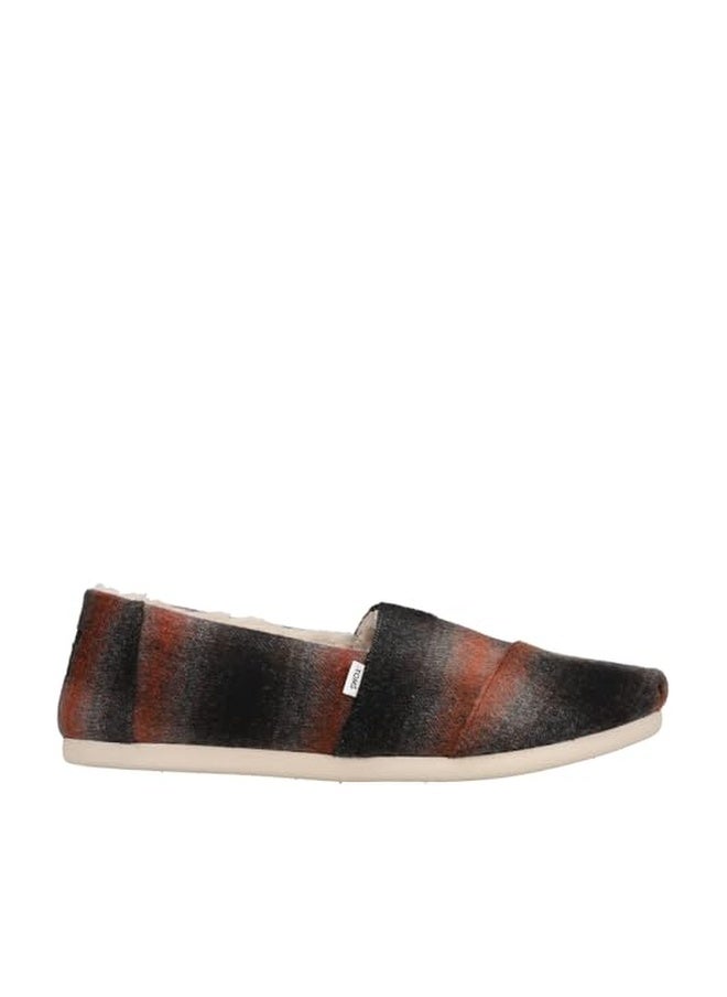 TOMS Men's Alpargata Recycled Cotton Canvas” Loafer Flat, Red Abstract, 8 - Image 1