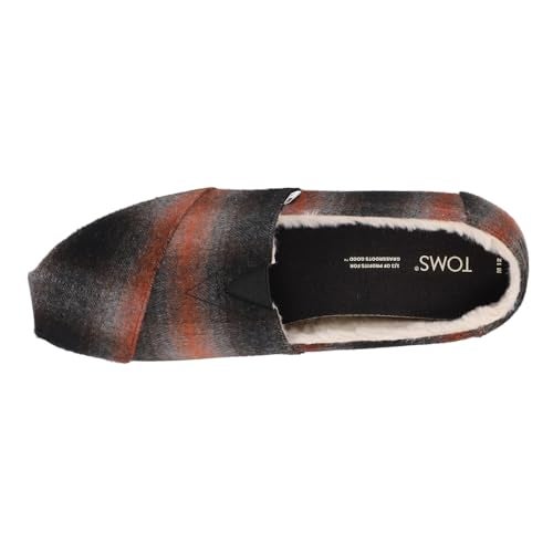 TOMS Men's Alpargata Recycled Cotton Canvas” Loafer Flat, Red Abstract, 8 - Image 5