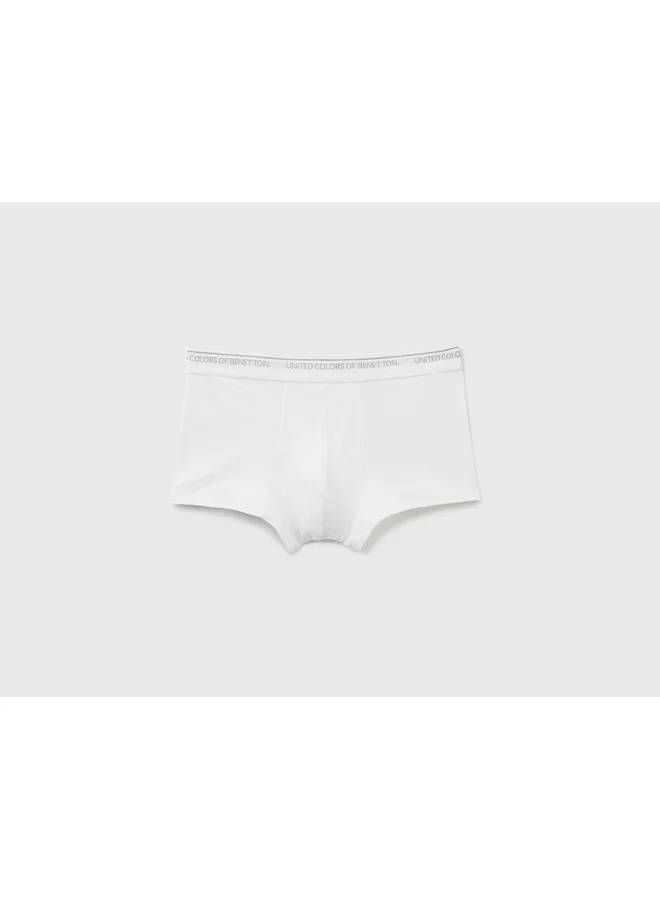 يونايتد كولورز أوف بينتيون Fitted Boxers In Organic Cotton
