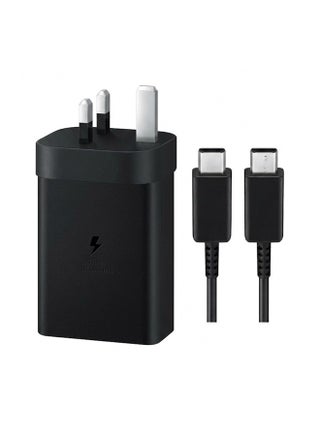 65W PD Power Adapter Trio 2 x USB C & 1 x USB A UK Plug - EP-T6530NBEGGB - Black - view 2