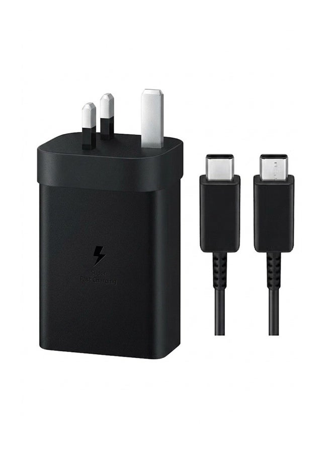 سامسونج محول طاقة 65 واط PD ثلاثي 2 x USB C و 1 x USB A قابس المملكة المتحدة - EP-T6530NBEGGB - Image 2