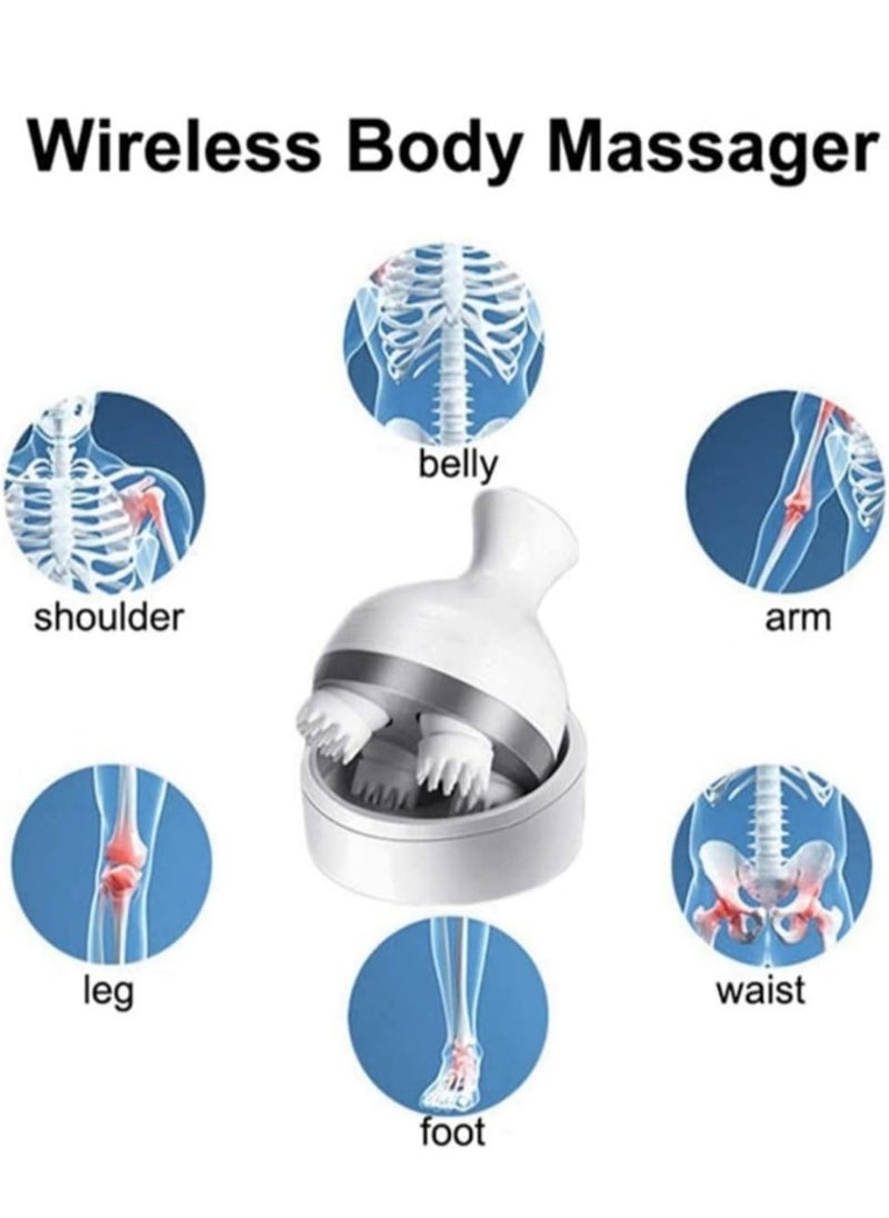 Generic Electric Scalp Massager Handheld Head Massager with 4 Deep Tissue Massage Heads Stimulate Hair Growth Stress Relief Full Body Massage  - Image 3