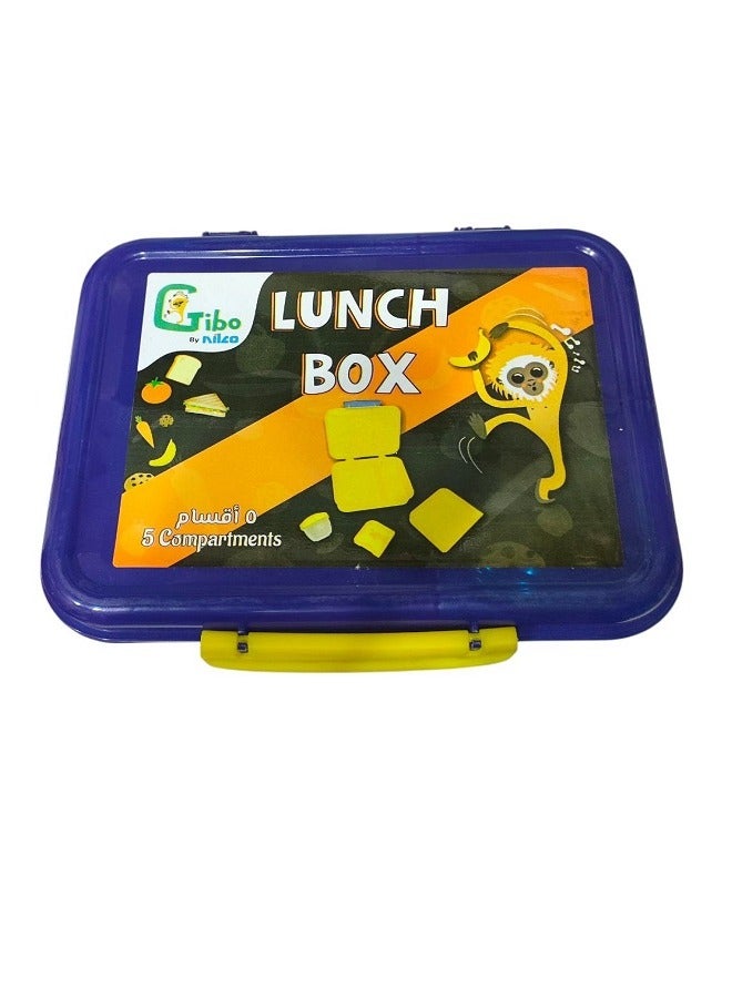 NILCO Lunch Box for kids to School By Gibo/Nilco (Blue) - Image 1