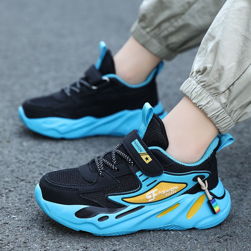 Mesh Sneakers Lightweight Flexible Sole Walking Shoes For Kids Indoor And Outdoor Activities - Image 1