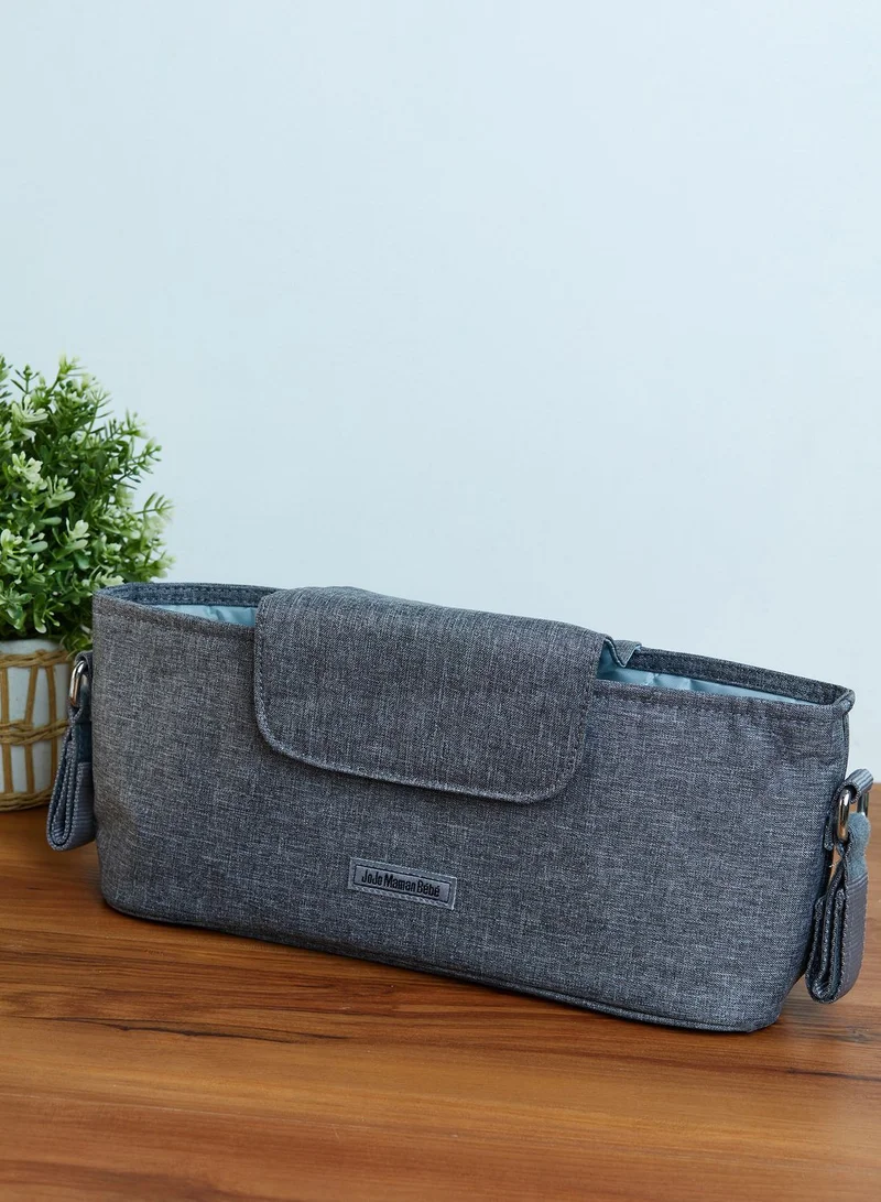 JoJo Maman Bebe Grey Stroller Organiser