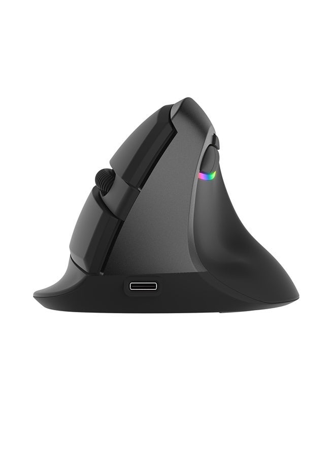 NIBEMINENT M618 Bluetooth Vertical Mouse Grey