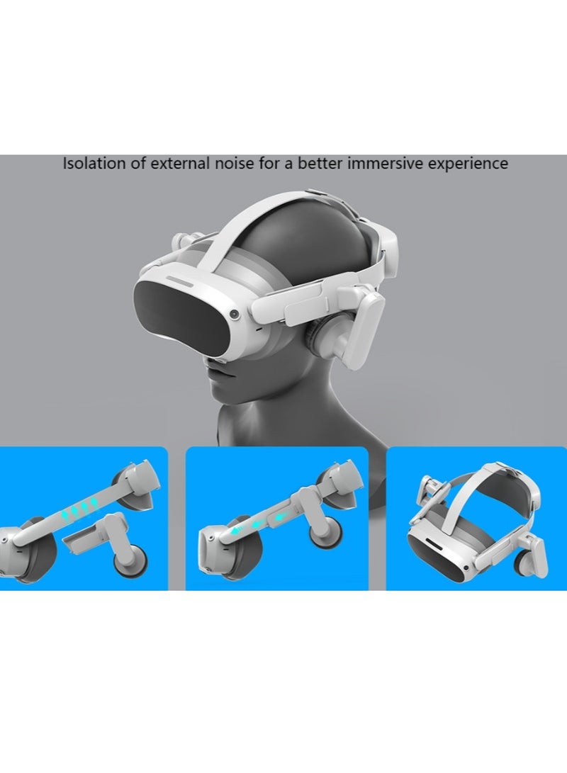 Suitable for PICO 4 all-in-one sound transmission earmuffs P2 headphones pico 4 anti-interference channel VR headset accessories - Image 5