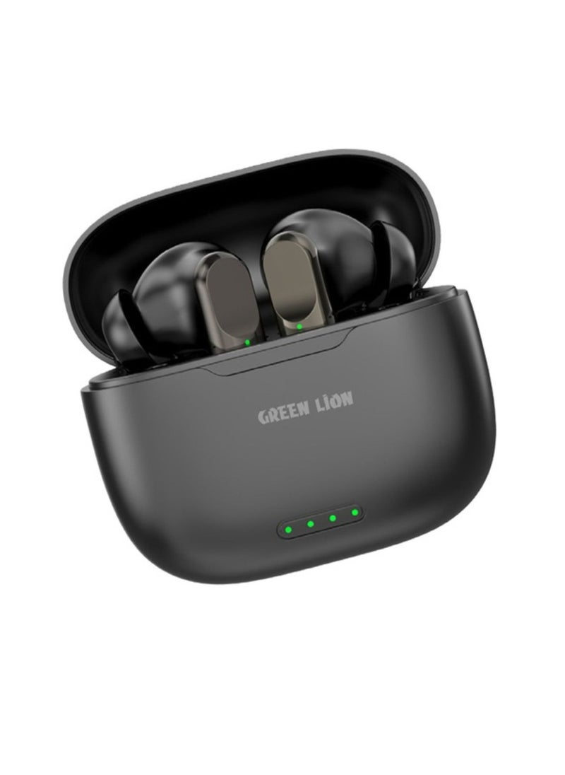 Panama Wireless Earbuds, 4 Hours Playing Time, Multi-Function Touch, Hands-Free Calls, 4.5 Hours Talking Time, Type-C Charging Port - Black