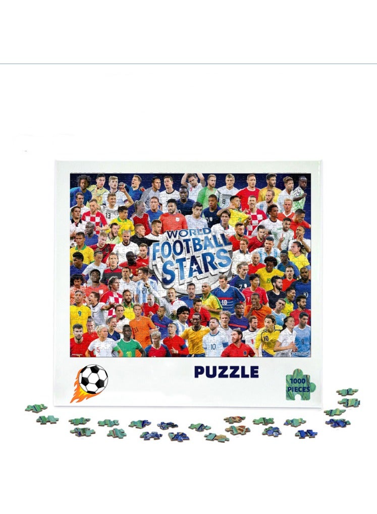Anna 1000-Piece World Football Star Highlights Puzzle - A Stunning Puzzle Game for Football Fans’ Challenge and Enjoyment - Image 2
