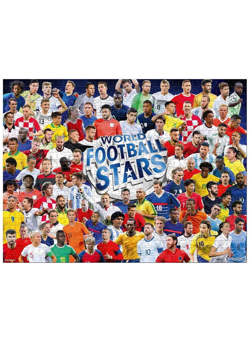 Anna 1000-Piece World Football Star Highlights Puzzle - A Stunning Puzzle Game for Football Fans’ Challenge and Enjoyment - Image 1