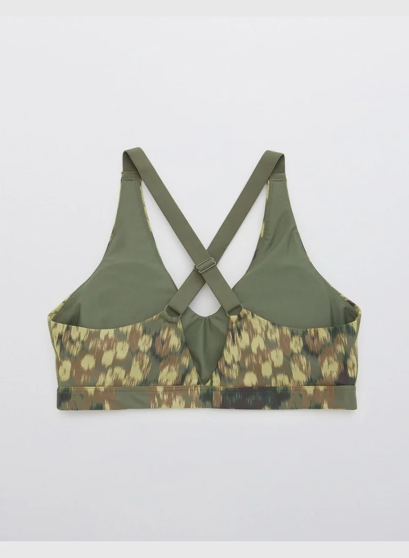 American Eagle OFFLINE Shine Strappy Back Sports Bra