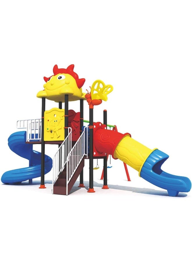 Rainbow Toys RBW TOYS Kids Play Sets & Playground Equipment All In One Slide for kids and Swings for kids toys. Play-Ground Toys Area Size 620x570x360cm. - Image 3