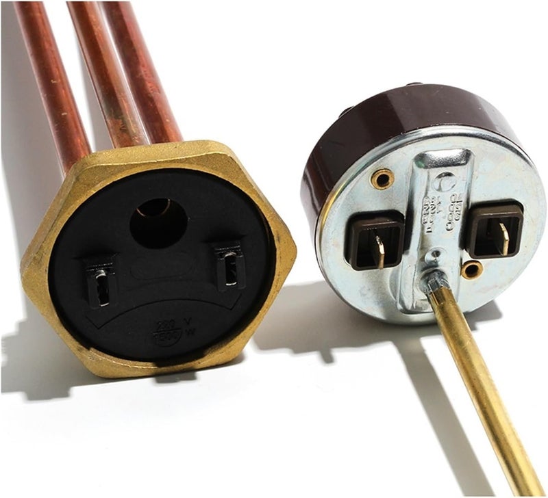 1pcs 250V Electric Water Heating Element 42MM Copper Thread Heater Thermostat Switch Controlling Probe 1.5KW2KW2.5KW3KW4KW - Image 2